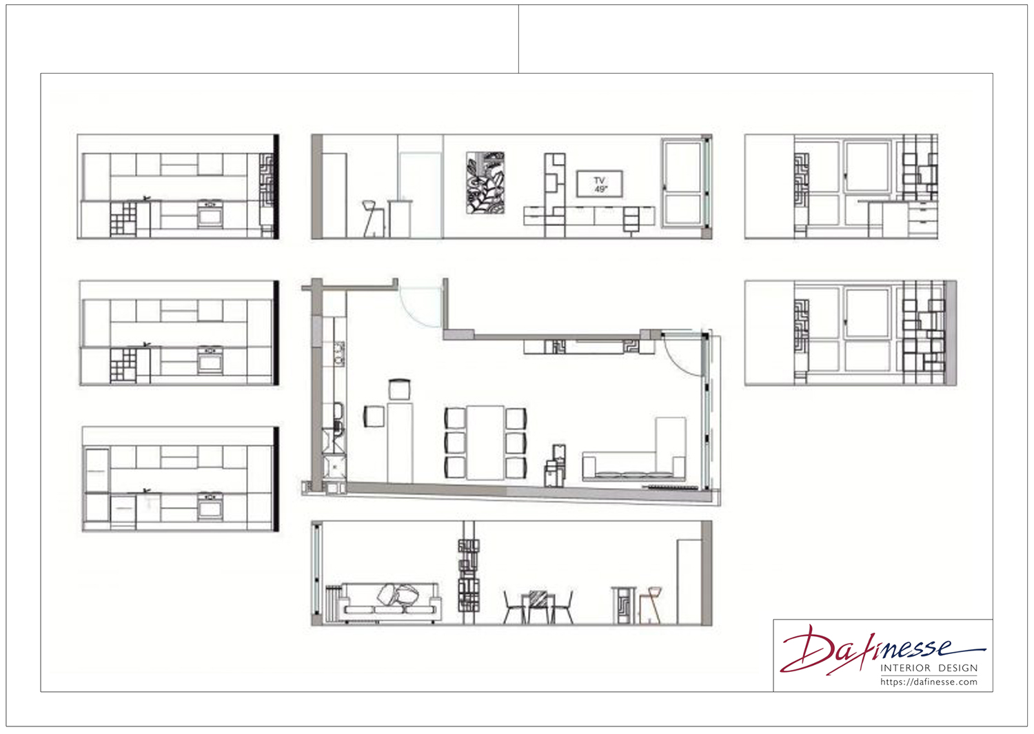 План и разгъвки дневна 1