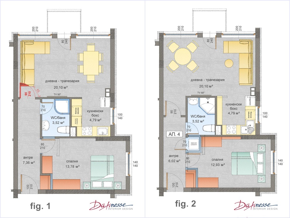 Варианти разпределение и обзавеждане