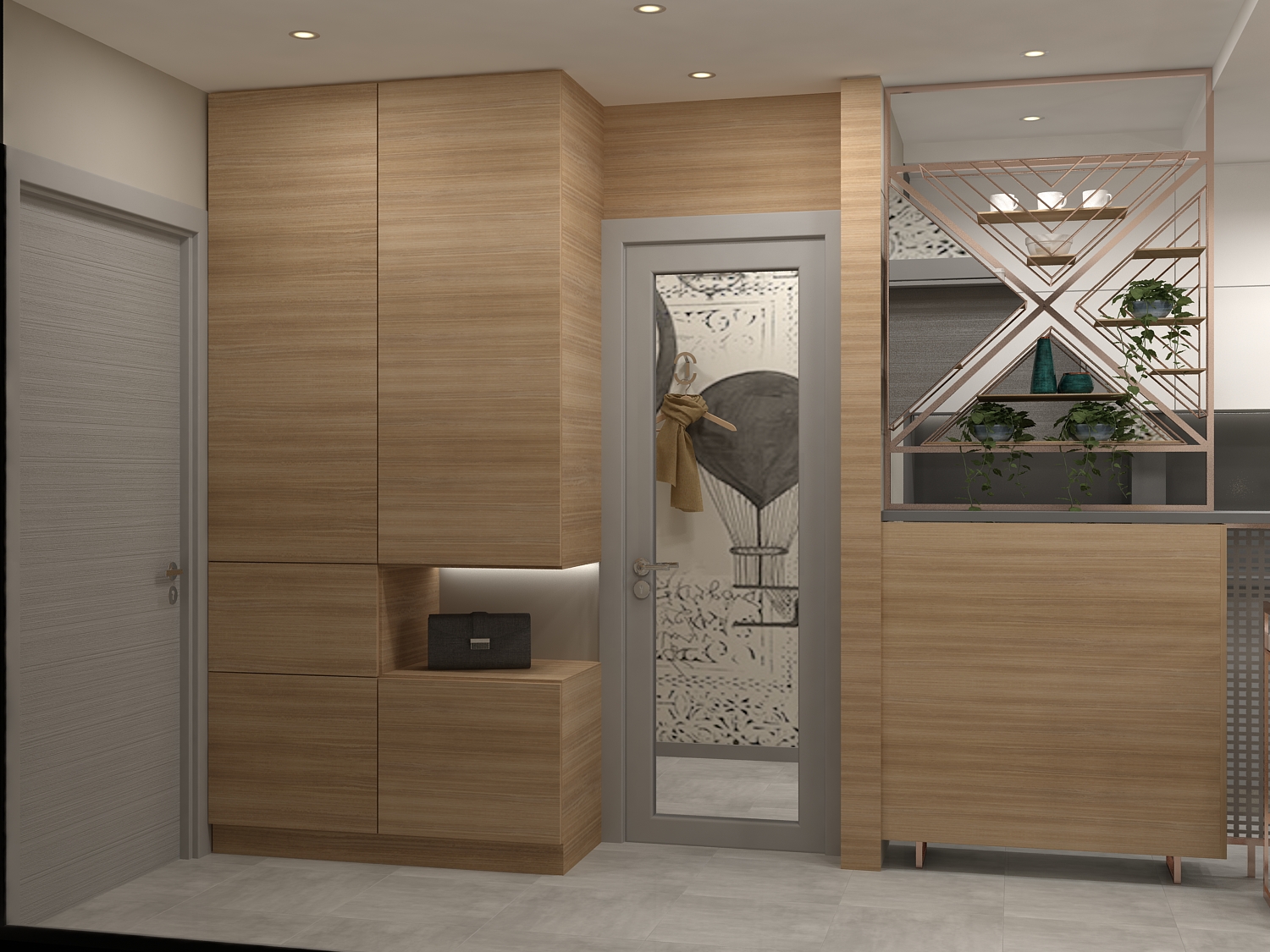 Визуализация 10 - интериорен проект "До Чикаго и назад ..."