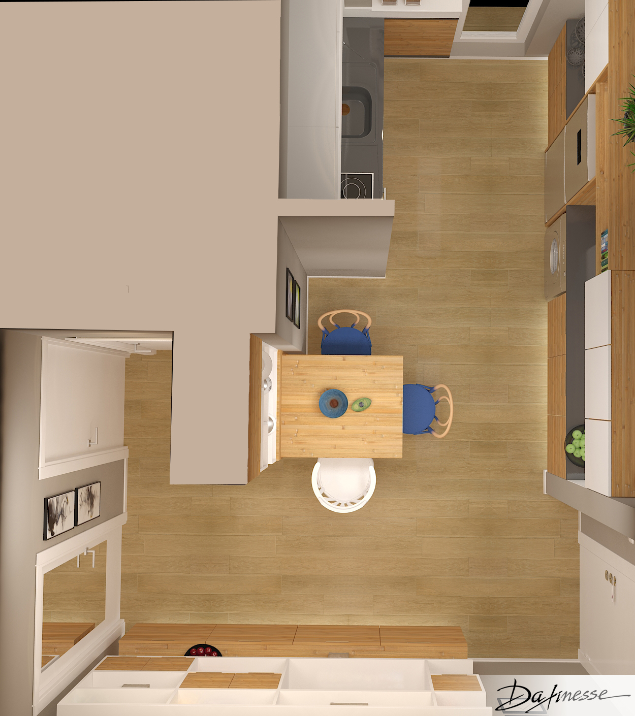 Визуализация 7 - интериорен проект "Добре дошли у дома"