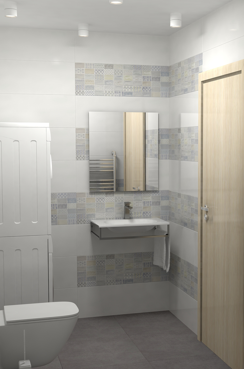 Визуализация 24 на интероиорен проект "Въздушни пространства"